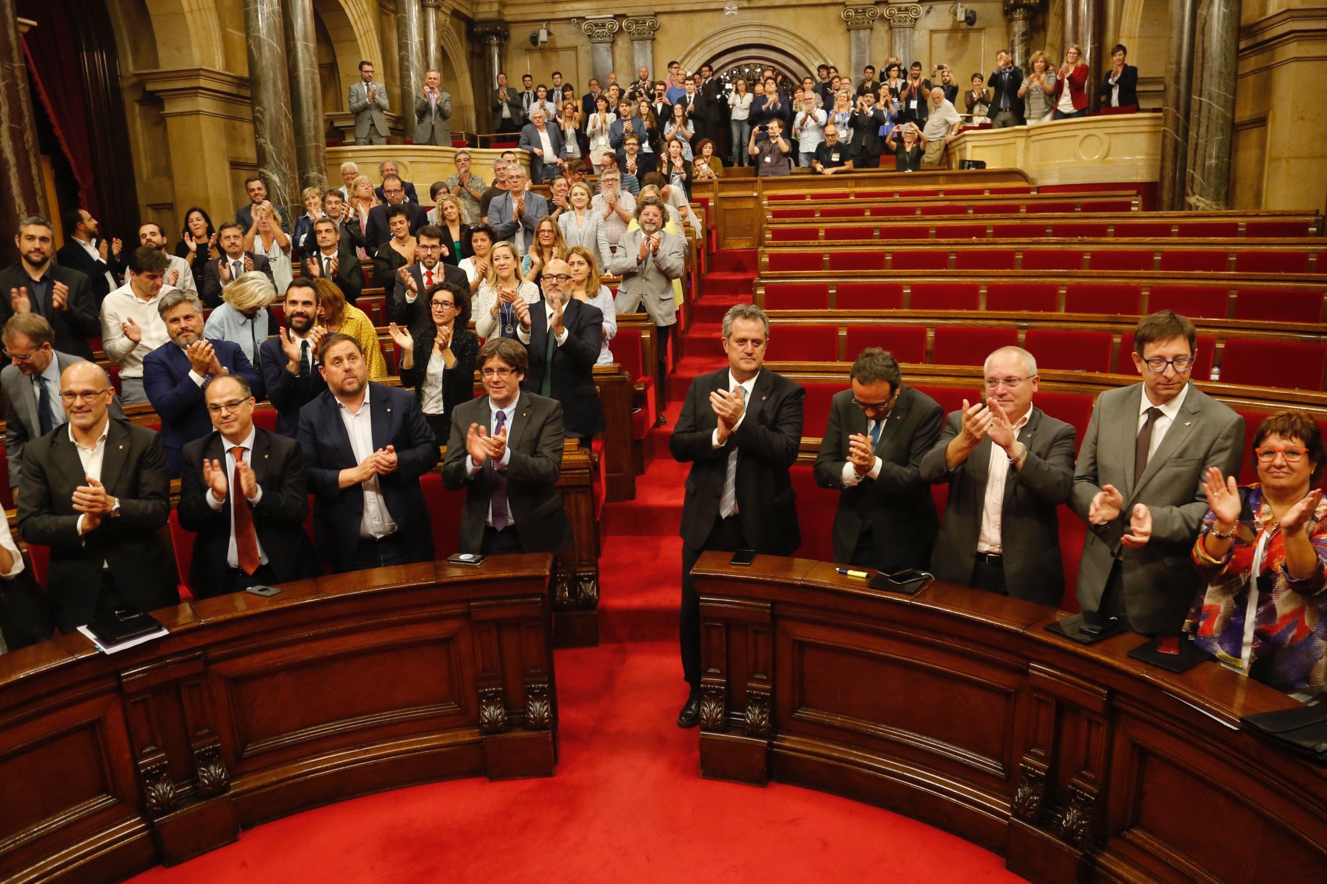 La ley de Transitoriedad Jurídica aprobada con el boicot de los unionistas